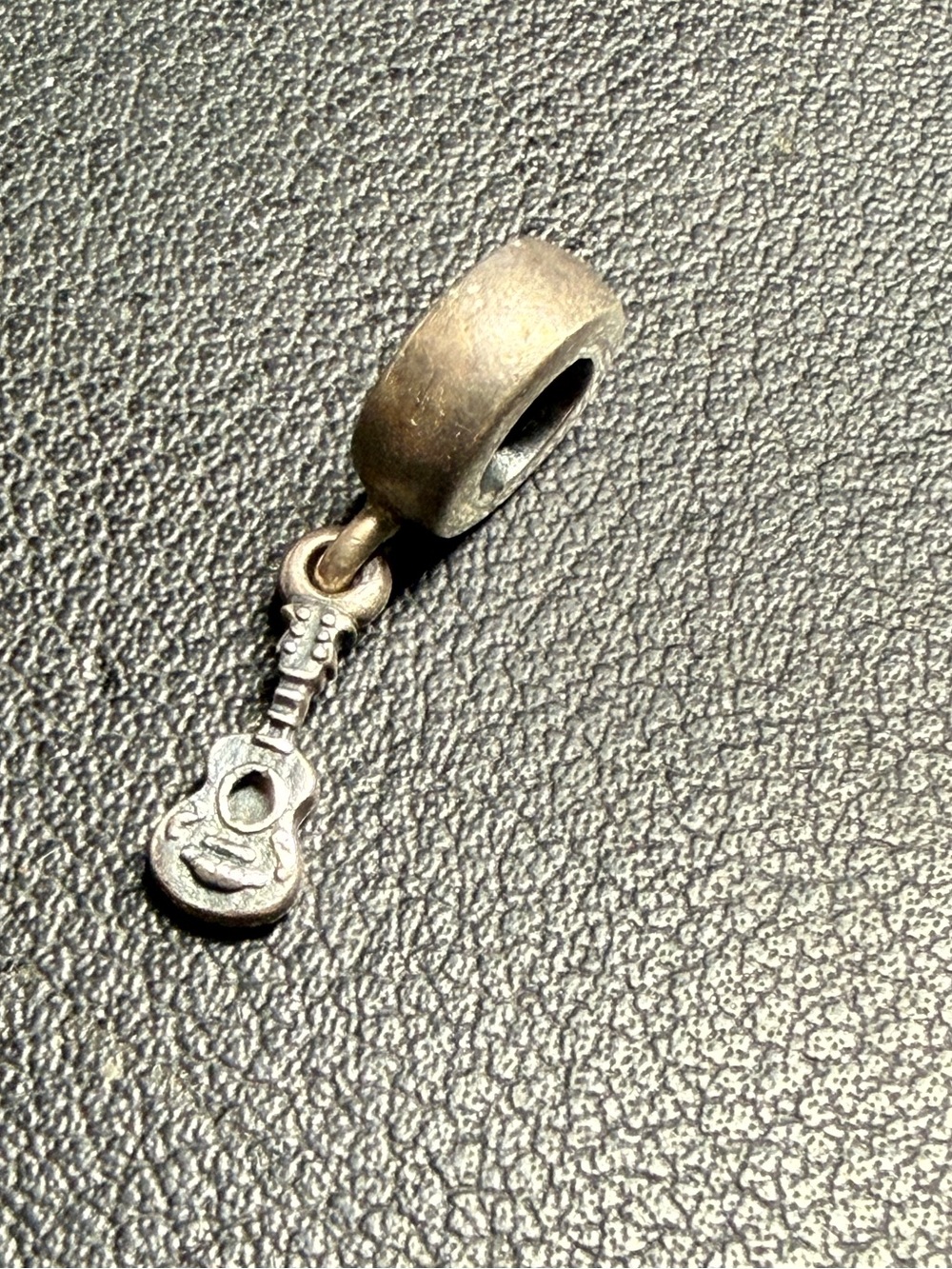 AUTHENTIC PANDORA S925 ALE Guitar Dangle MUSIC Charm Pendant 790408 RARE Retired